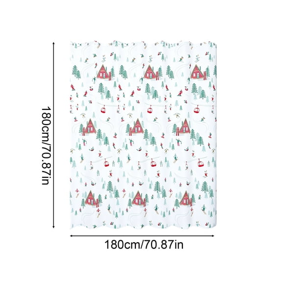 Fmbmuo Waterproof Shower Curtain 72x72 Inch Lightweight Plastic Bathroom Partition Curtain with Stylish Patterns Home Hotel Use,Multicolor