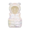thumbnail image 1 of Fmbrln Girls and Boys Cute Puffer Vest with Bear Ears Full Zip Up Sleeveless Hooded Jackets Fall Winter Warm Outwear, Sizes 1-5Y, 1 of 5