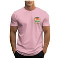 thumbnail image 1 of Fmbrln Mens Short Sleeve T-shirts Fashion Casual Graphic Tees Summer Beach Tops Crew Neck Sports Shirts, 1 of 5