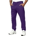 thumbnail image 1 of Fmbrln Mens Sweatpants Elastic Waist Fashion Baggy Athletic Joggers Pants Casual Loose Solid Sweatpants with Pockets Lounge Trousers, 1 of 8