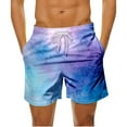 thumbnail image 1 of Fmbrln Swim Trunks for Men, Hawaiian Beach Shorts Summer Casual Board Shorts Quick Dry Swimwear Bathing Suits, 1 of 4