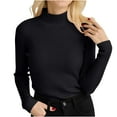 thumbnail image 1 of Fmbrln Womens Basic Lightweight Knitted Sweaters Fall Winter Fashion Long Sleeve Crew Neck Sweaters Casual Loose Solid Color Pullover Tops, 1 of 3