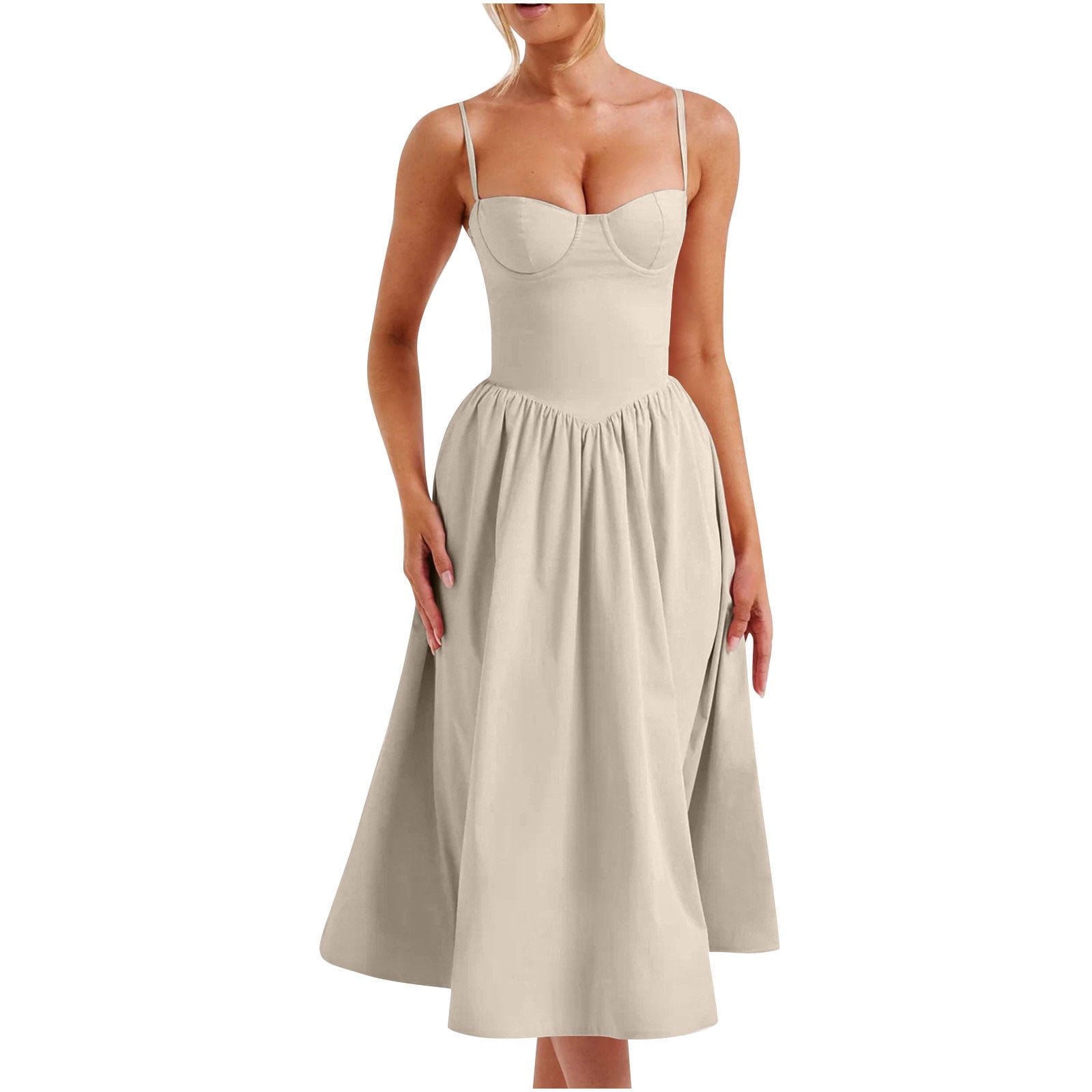 Place du Soleil Ladies Long Dress with Straps 430 main image 0
