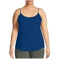 thumbnail image 1 of Fmbrln Womens Plus Size Tank Tops Summer Sleeveless Crew Neck Spaghetti Strap Camisole Shirts Casual Comfy Lightweight Solid Tops, 1 of 7