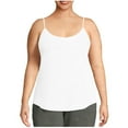 thumbnail image 1 of Fmbrln Womens Plus Size Tank Tops Summer Sleeveless Crew Neck Spaghetti Strap Camisole Shirts Casual Comfy Lightweight Solid Tops, 1 of 7