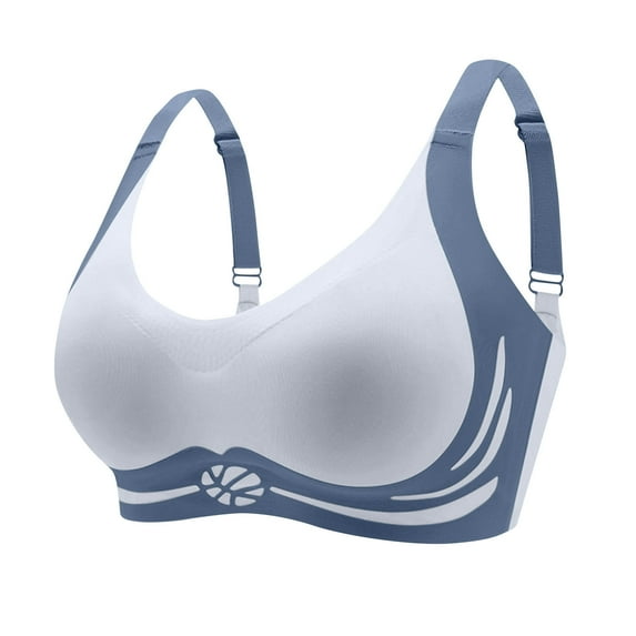 Fmbrln Womens Seamless Everyday Bra Adjustable Comfy Breathable Soft Support Bras
