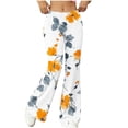 thumbnail image 1 of Fmbrln Womens Yoga Pants Flare Leg Pants Workout Gym Pants Fashion Casual Floral Print Leggings, 1 of 7