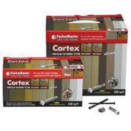 FastenMaster Cortex 2-1/2" Fastening System for Trex Decking - 100 Linear Feet - Trex Select Woodland Brown