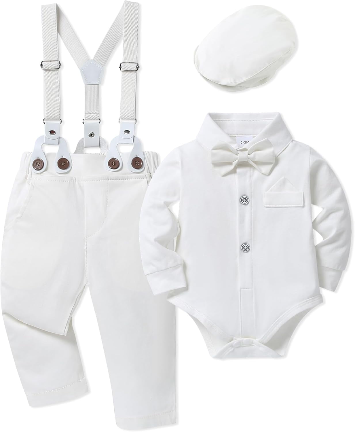 Fmeeah Baby Boy Clothes 0-24M Baby Boy Suits 4pcs Baby Boys Baptism Easter Outfits Baby Christmas Clothes