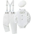 thumbnail image 1 of Fmeeah Baby Boy Clothes 0-24M Baby Boy Suits 4pcs Baby Boys Baptism Easter Outfits Baby Christmas Clothes, 1 of 9