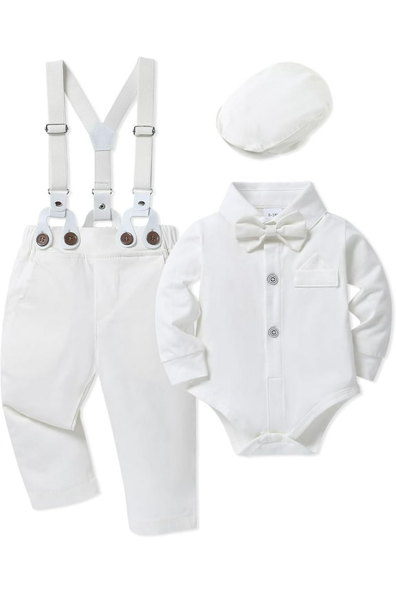 Baby Boy Clothes 0-24M Baby Boy Suits 4pcs Baby Boys Baptism Easter Outfits Baby Christmas Clothes