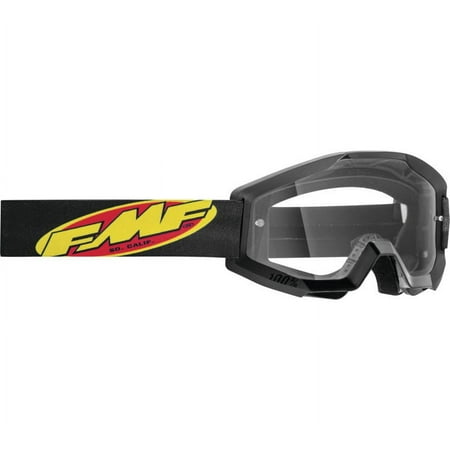 Fmf PowerCore Goggles (One Size Fits Most, Black / Clear Lens)
