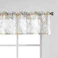 thumbnail image 1 of Decoultimatex Yellow Valance Curtains for Windows Print Tree Branch Semi-Sheer Valance，1 Panel 50"W x 15"L, 1 of 5