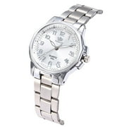 Fmkaul Womens Watch Stainless Steel Band Analog Quartz Round Wrist Watches