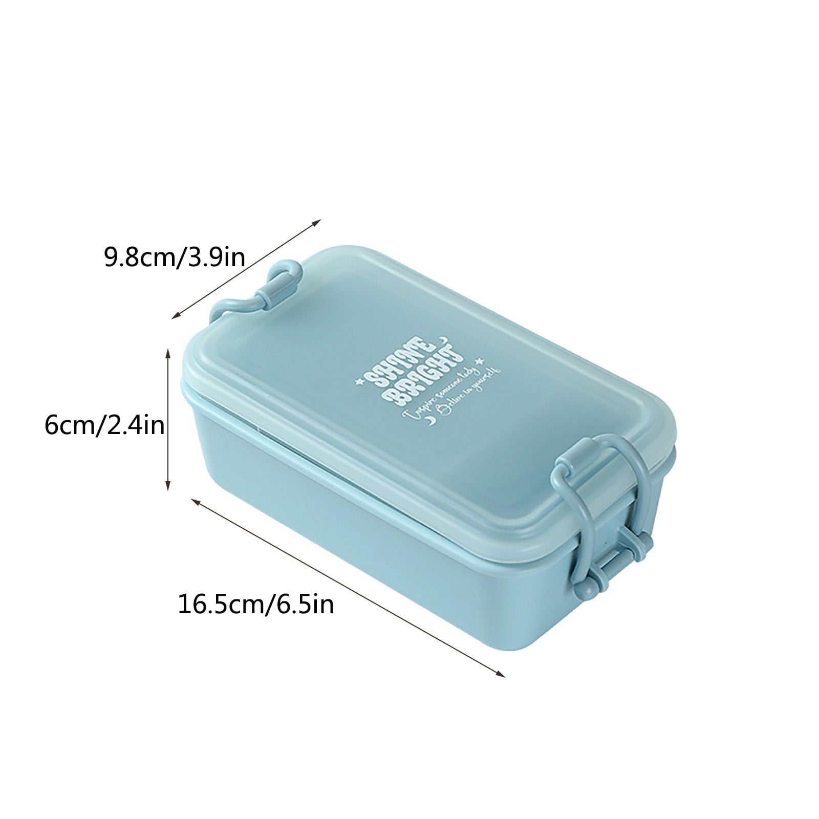Fmlxio Bento Lunch Box Retro Bento Divided Bento Box With Built-in ...