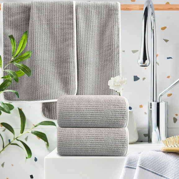 Fmlxio Cotton Hand Towels,100% Cotton Face Towels Household Microfiber Towel Lint Free Washcloth Dry Hairs Bath Double Sided Corals Velvet Absorbent Face Towel