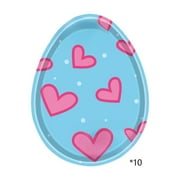 Fmlxio Easter Decorations Easter Gifts Easter Paper Plates Disposable Party Plates Knife Fork Spoon Paper Cups Paper Towels Suitable For Easter Table Decorations And Party Supplies Summer Savings