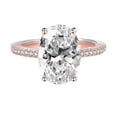 thumbnail image 1 of Fmlxio Heart Rings for Women Classic Oval Cut Engagement Ring Early Access Deals, 1 of 1