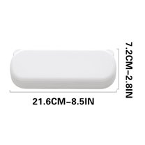 Fmlxio Pencil Case, Large Pencil Box Bulk, Clear Crayon Box Marker Pen Organizer, Plastic Storage Container With Snap-Tight Lid, Stackable Art Supply Bead Craft Organizer On Clearance Light Blue