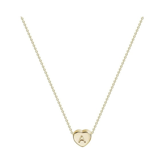 Fmlxio Silver Necklace for Women Fashion Women Gift 26 English Letter Name Chain Pendant Necklaces Jewelry on Clearance