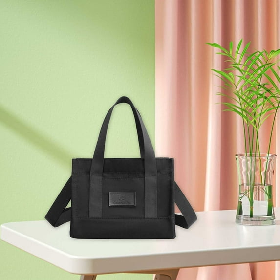 Fmlxio Tote Bag for Women Shoulder Bag Ladies Zipper Tote Purses for Women Large Satchel Shoulder Handbag Clearance Under 10 Black