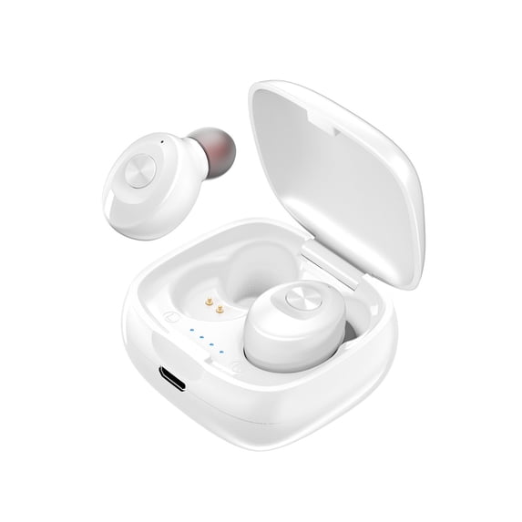 Fmlxio Wireless Headphones Bluetooth XG12 Bluetooth 5.0 Earphones Wireless Mini In-ear HIFI Headset on Clearance