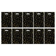 thumbnail image 1 of Fmnung 10 Pcs Loot Bags, 6.3 x 9.4 Inch Thick Aluminum Foil Goodie Bags for Kids Birthday Easter Party, Reusable Gift Wrap Decoration, Black, 1 of 9