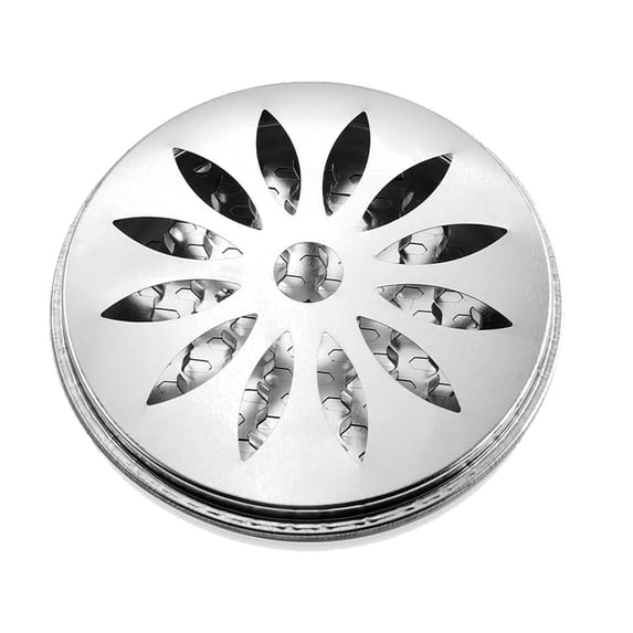 Fmnung 1Pc Stainless Steel Incense Coil Holder with Lid, Portable Mosquito Repellent Burner, Heat Resistant Durable, Hollow Design for Airflow, for Home Garden Camping Travel, Easy to Clean