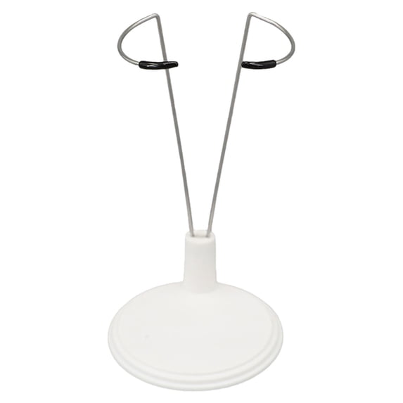Fmnung Adjustable Doll Stand, 2.6 x 5.1 Inch White Plastic Display Holder, Compatible with 7.9 Inch 20cm Dolls, Stand for Collectibles