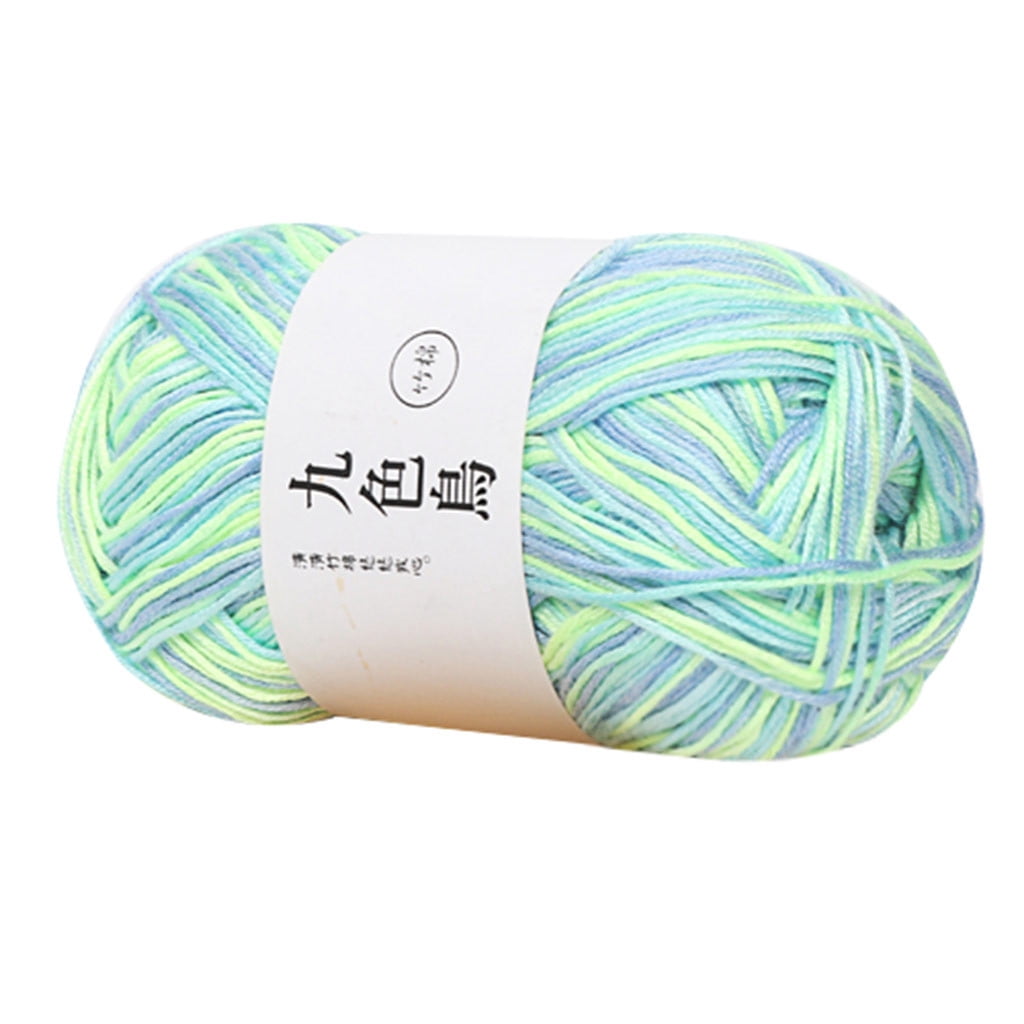 Fmnung Baby Cotton Crochet Yarn 50g, Soft Bamboo Charcoal Fine Wool ...