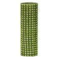 thumbnail image 1 of Fmnung Crystal Rhinestone Ribbon Mesh Wrap, 4.6 x 35.4 Inch Plastic Diamond Bling Roll for Wedding Cake Party Decoration, Army Green, 1 of 3