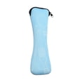 thumbnail image 1 of Fmnung Fabric Zipper Cutlery Pouch, 7.9 x 2.4 Inch Reusable Spoon and Fork Storage Bag, Lightweight Portable Utensil Case for Camping, Picnic, Lunch, Blue, 1 of 5
