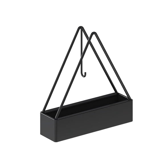Fmnung Portable Mosquito Coil Holder, Triangular Metal Stand for Outdoor, Camping, Swimming Pool, BBQ, Ash Catcher, Vertical/ Wall Mount, Black