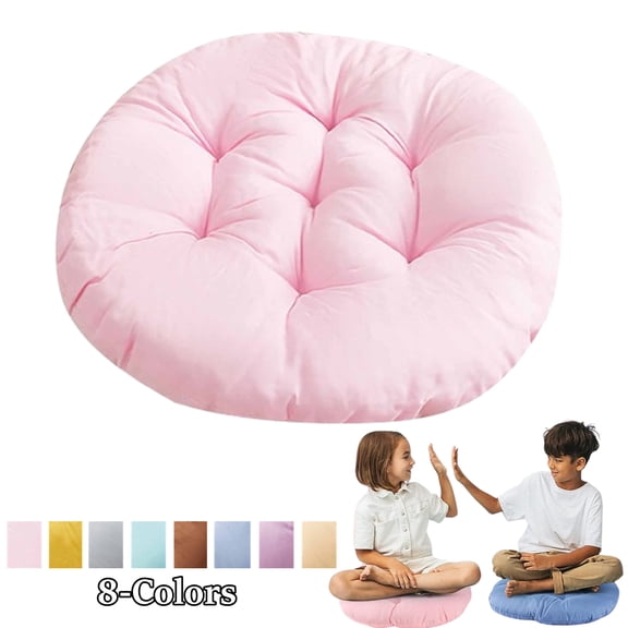 Fmxomd 15.8Inch Round Floor Cushions, Flexible Seating Classroom Furniture Floor Pillow for Home, Yoga and Meditation (Pink, 1Pack)