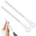 thumbnail image 1 of Fmxomd 2 Pack Straw Cleaner Brush, Reusable Plastic Handles Straw Cleaner Brush Straw Clean Brush for Cleaning, Reusable Drinking Straw Cleaner Brush Set, Glass Pipe Cleaning Brushes, White, 1 of 8