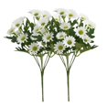 thumbnail image 1 of Fmxomd 2pcs Faux Silk Mums Artificial Flowers, Bulk Fake Small Mini Chrysanthemums with Stems for DIY Wedding Centerpieces Floral Arrangements Vase Fillers Home Decorations(White), 1 of 6