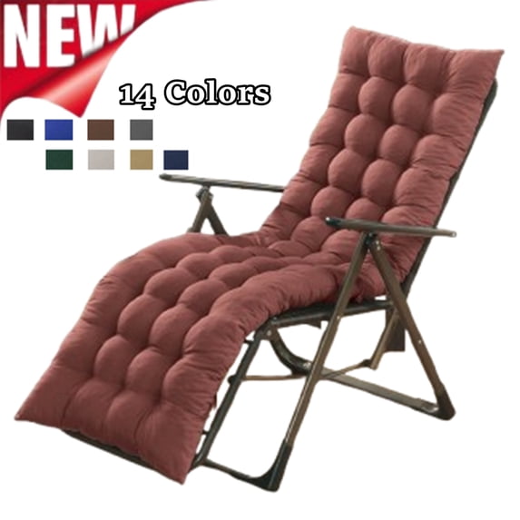 Fmxomd 62.5 x19 Inch Chaise Lounge Cushions Soft Lounge Chair Cushion Gravity Chair Cushion Sofa Lawn Furniture Cushion Pad with Ties for Outdoor Indoor Patio Home Decor