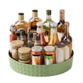 thumbnail image 1 of Fmxomd 8.8 Inch Lazy Susan Spice Rack Organizer, 360 Degree Rotating Round Lazy Susan Turntable for Cabinet Kitchen Countertop, Pantry, Bathroom, 2-Pack, Green, 1 of 8
