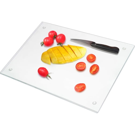 Fmxomd Acrylic Cutting Board, 9"x13" Clear Cutting Board for Kitchen Countertop,Perfect for Bread,Meat,Veggies & More,Great Kitchen Essential Gadgets & Decor