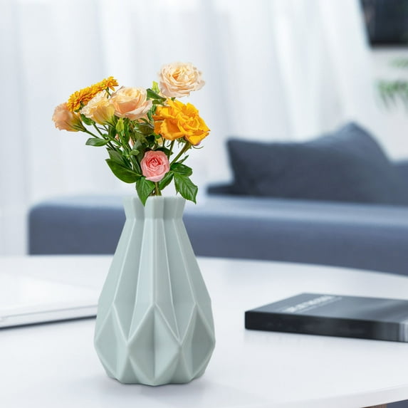 Fmxomd Bud Vase, Small Vase for Modern Home Decor, Flower Vase for Centerpieces Fit Table Shelf Fireplace Bedroom Kitchen Living Room Office