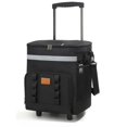 thumbnail image 1 of Fmxomd Cooler with Wheels and Handle 35L Rolling Cooler Portable Collapsible Soft Cooler Bag with Wheels - Leak-proof Insulated Wheeled Cooler for Beach Camping Patio Travel, 1 of 9