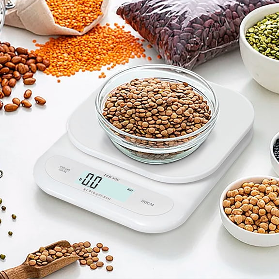 Fmxomd Digital Food Kitchen Scale Upgraded, 3000g/0.1g High Accuracy Mini Pocket Scale Measures in Grams and oz for Cooking, Baking, Jewelry, LCD Display