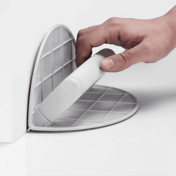 Fmxomd Drywall Corner Sander,Right Angle Semi-Circular Angle Sanding Tool, Hand Sander for Corner Wall Cleaning and Polishing