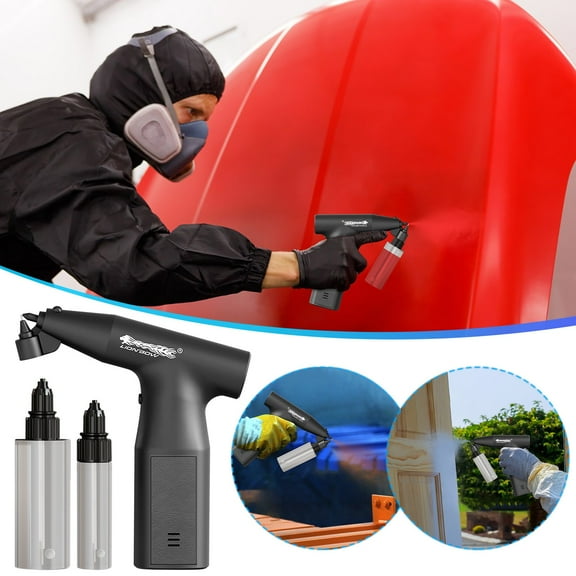 Fmxomd Electric Spray Paint for Cars Electric Spray Paint Sprayer for Cars Spray for Painting Cars Auto Paint Handheld Pump Rechargeable