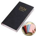 thumbnail image 1 of Fmxomd 2026 Pocket Daily Weekly Planner for Purse - 3.85x7 Inch 12 Month Academic Year Calendar - 155 Sheet 310 Page Pocket Size Planner - Black, 1 of 9