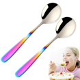 thumbnail image 1 of Fmxomd Espresso Spoons Mini Coffee Spoon 6.9 Inch Stainless Steel Small Spoons for Dessert Mirror Polished Spoons for Home Kitchen Restaurant Dishwasher Safe - 2Pack, 1 of 7