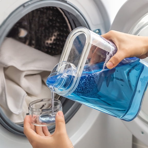 Fmxomd 43 OZ Laundry Detergent Dispenser Laundry Soap Dispenser - Liquid Laundry Detergent Container Laundry Room Organization and Storage - 1 Pack