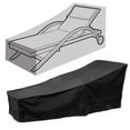 thumbnail image 1 of Fmxomd Patio Chaise Lounge Cover Waterproof Heavy Duty Outdoor Lounge Chair Covers - Black Durable Patio Furniture Covers 78x26.8x27.6 Inch, 1 of 7