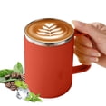 thumbnail image 1 of Fmxomd 500ML 16.9oz Stainless Steel Insulated Coffee Mug with Handle Double Wall Vacuum Travel Mug - Tumbler Cup with Lid for Hot Cold Drinks - Red, 1 of 7