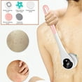 thumbnail image 1 of Fmxomd Electric Body Brush Back Scrubber for Shower - Rechargeable Exfoliating Bath Brush with 5 Heads - Deep Cleansing & Massaging - Pink Waterproof Shower Brush, 1 of 9